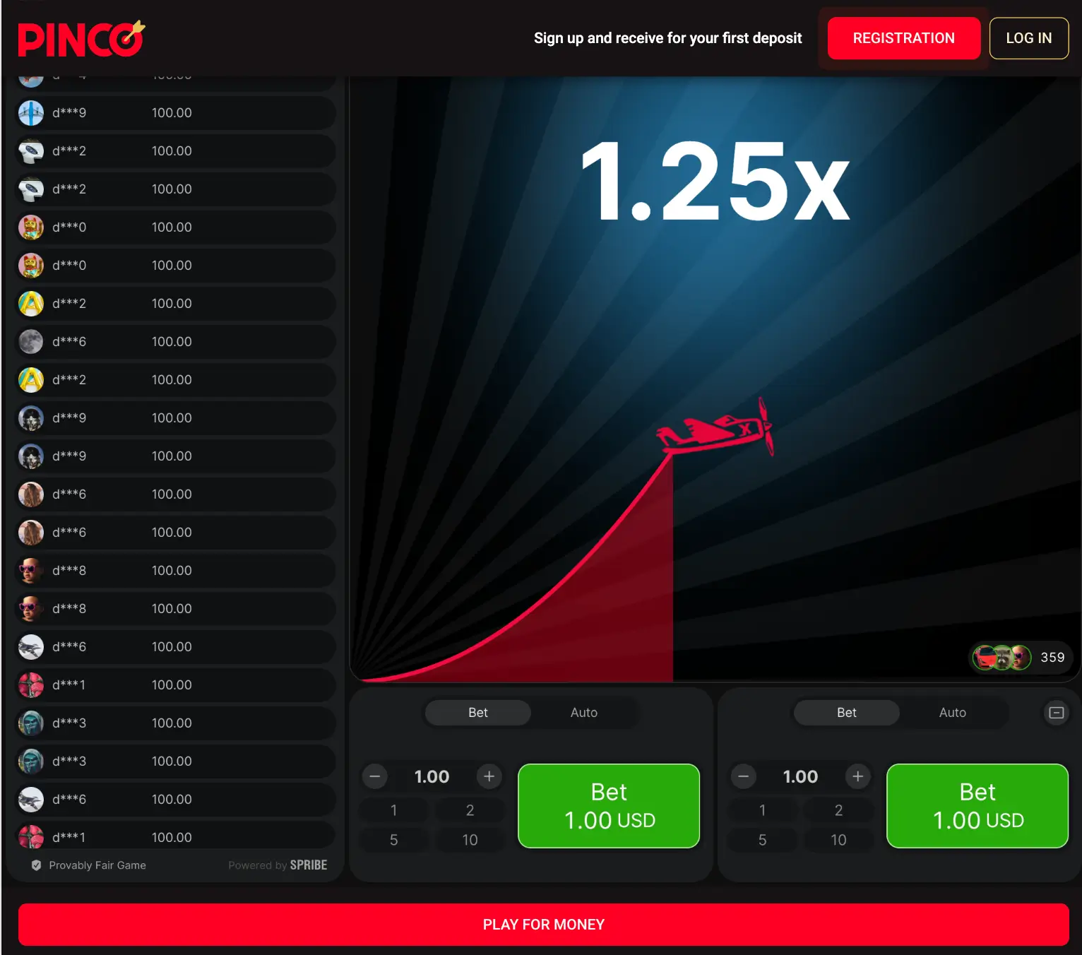 Aviator at Pinco Canada